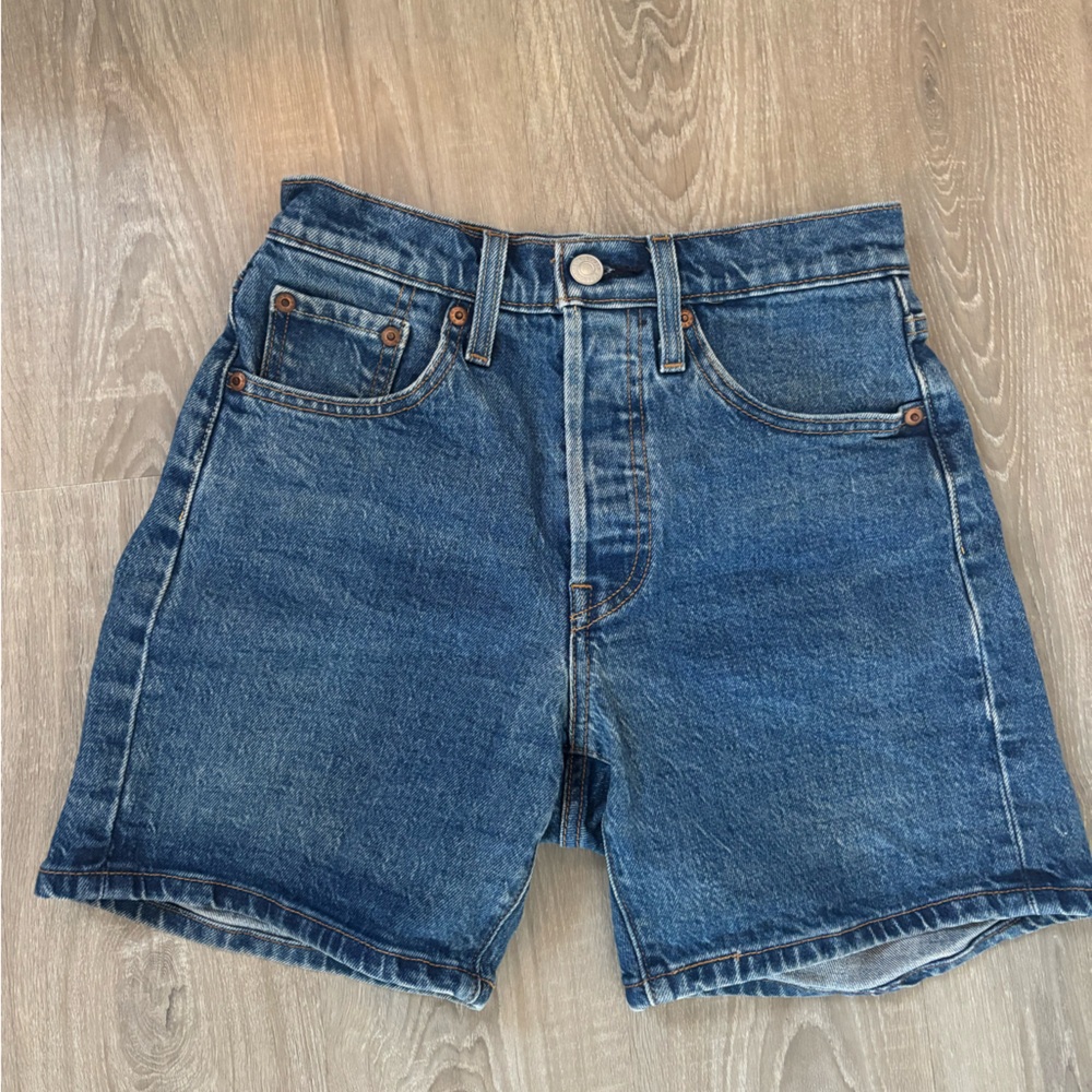 Levi’s 501 Blue Denim Jean Shorts